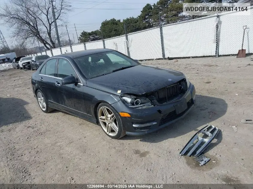 2013 Mercedes-Benz C 350 4Matic VIN: WDDGF8JB9DA814164 Lot: 12268694