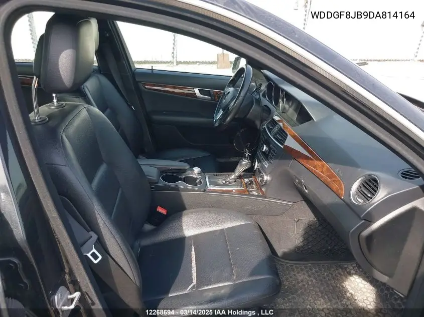 2013 Mercedes-Benz C 350 4Matic VIN: WDDGF8JB9DA814164 Lot: 12268694