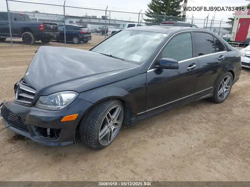 2013 Mercedes-Benz C 350 4Matic VIN: WDDGF8JB9DA783496 Lot: 30061010
