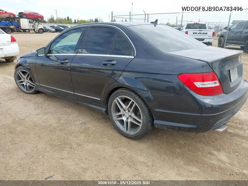 2013 Mercedes-Benz C 350 4Matic VIN: WDDGF8JB9DA783496 Lot: 30061010