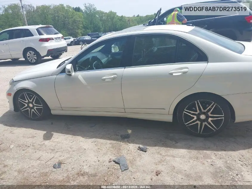 2013 Mercedes-Benz C 300 Luxury 4Matic/Sport 4Matic VIN: WDDGF8AB7DR273519 Lot: 42236450