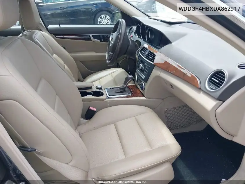 2013 Mercedes-Benz C 250 Luxury/Sport VIN: WDDGF4HBXDA862917 Lot: 42245577