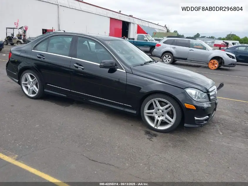 2013 Mercedes-Benz C 300 Luxury 4Matic/Sport 4Matic VIN: WDDGF8AB0DR296804 Lot: 42255314