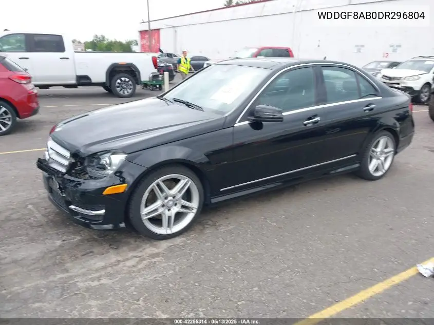 2013 Mercedes-Benz C 300 Luxury 4Matic/Sport 4Matic VIN: WDDGF8AB0DR296804 Lot: 42255314
