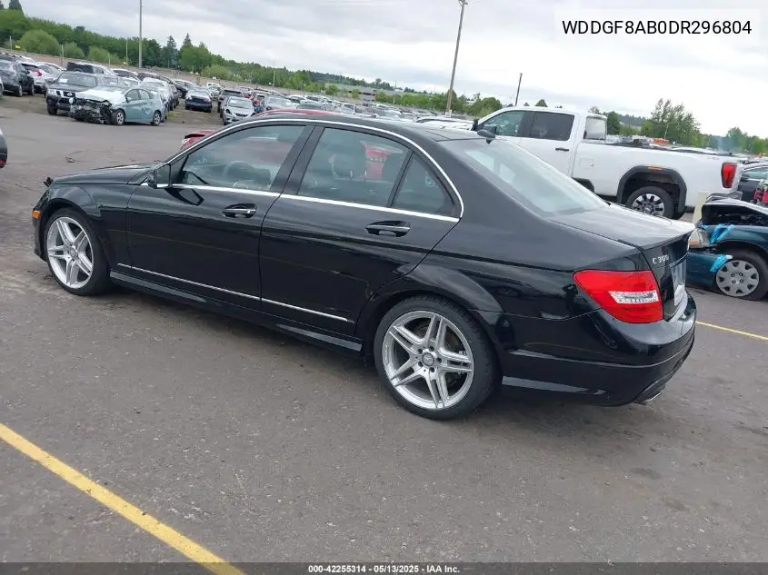 2013 Mercedes-Benz C 300 Luxury 4Matic/Sport 4Matic VIN: WDDGF8AB0DR296804 Lot: 42255314