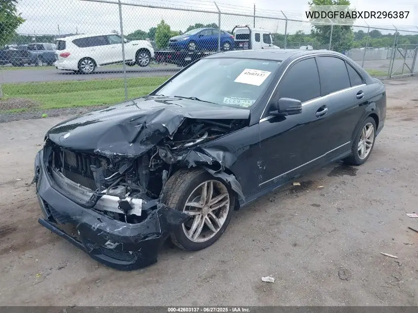 2013 Mercedes-Benz C 300 Luxury 4Matic/Sport 4Matic VIN: WDDGF8ABXDR296387 Lot: 42603137