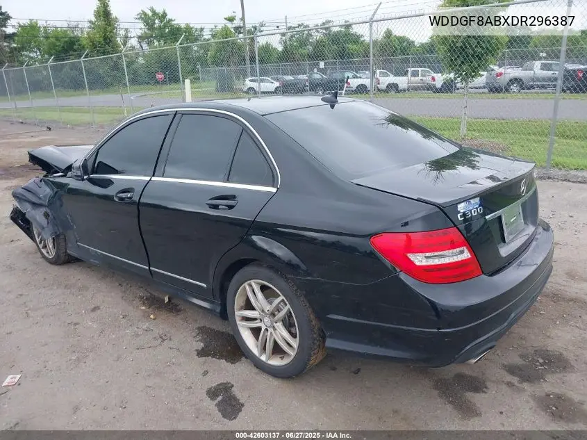 2013 Mercedes-Benz C 300 Luxury 4Matic/Sport 4Matic VIN: WDDGF8ABXDR296387 Lot: 42603137