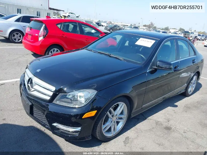 2013 Mercedes-Benz C 250 Luxury/Sport VIN: WDDGF4HB7DR255701 Lot: 42613020