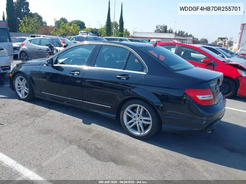 2013 Mercedes-Benz C 250 Luxury/Sport VIN: WDDGF4HB7DR255701 Lot: 42613020