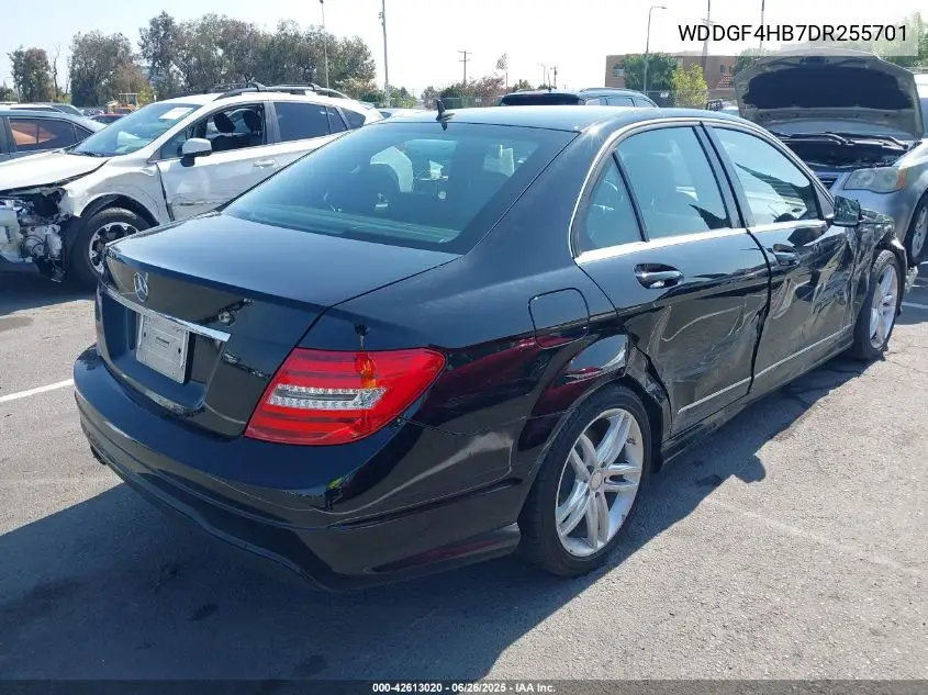 2013 Mercedes-Benz C 250 Luxury/Sport VIN: WDDGF4HB7DR255701 Lot: 42613020