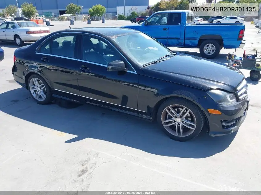 2013 Mercedes-Benz C 250 Luxury/Sport VIN: WDDGF4HB2DR301435 Lot: 42617617