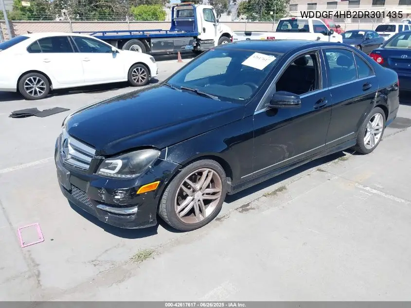 2013 Mercedes-Benz C 250 Luxury/Sport VIN: WDDGF4HB2DR301435 Lot: 42617617
