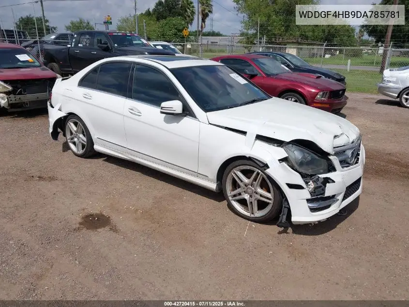 2013 Mercedes-Benz C 250 Luxury/Sport VIN: WDDGF4HB9DA785781 Lot: 42720415