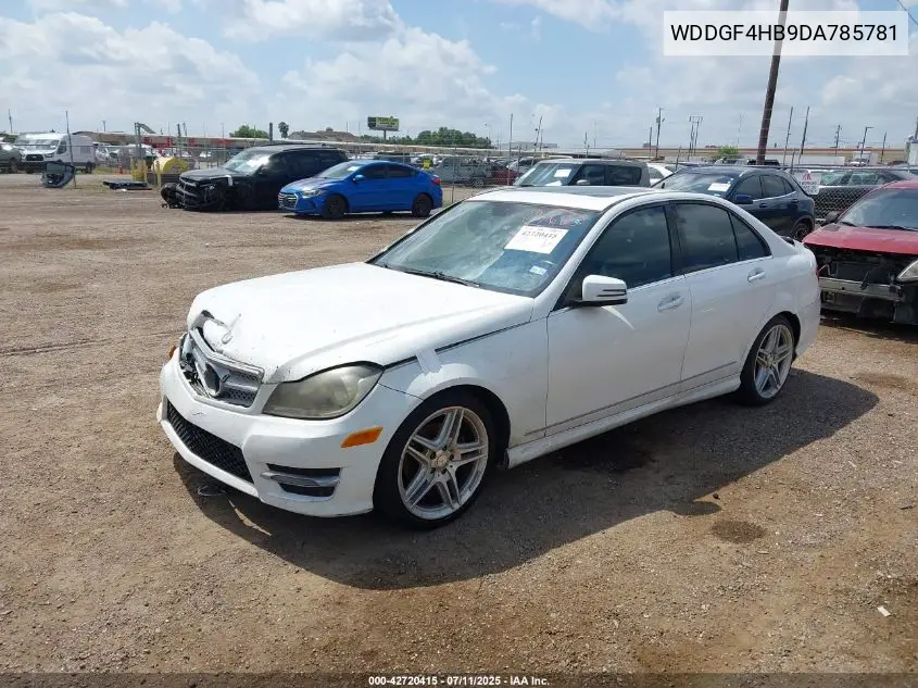 2013 Mercedes-Benz C 250 Luxury/Sport VIN: WDDGF4HB9DA785781 Lot: 42720415
