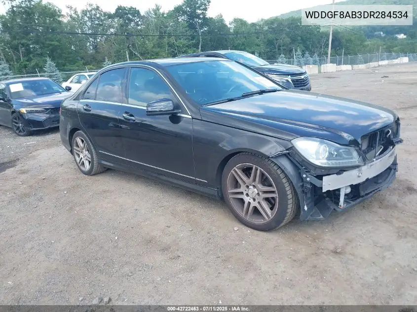2013 Mercedes-Benz C 300 Luxury 4Matic/Sport 4Matic VIN: WDDGF8AB3DR284534 Lot: 42722463