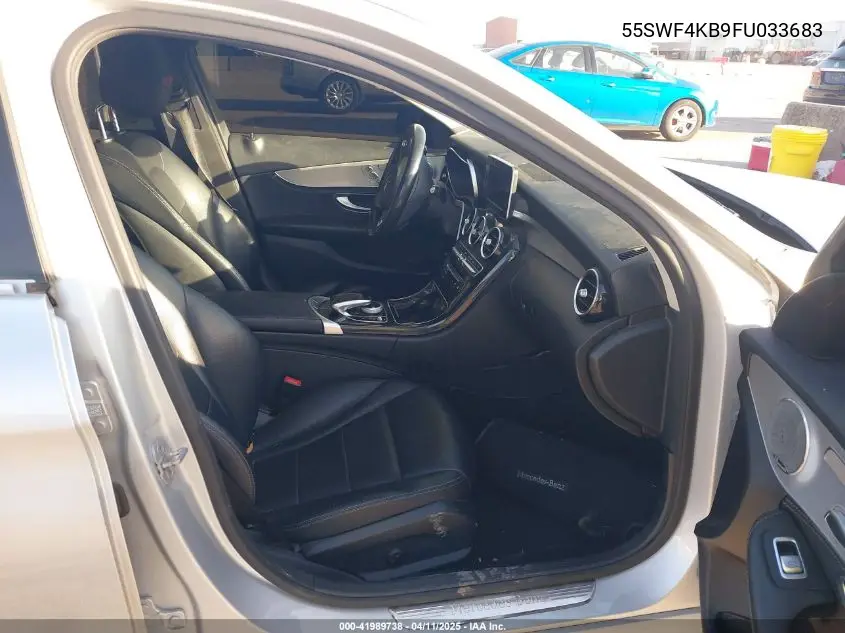 2015 Mercedes-Benz C 300 4Matic/Luxury 4Matic/Sport 4Matic VIN: 55SWF4KB9FU033683 Lot: 41989738