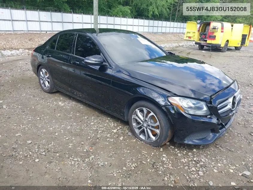 2016 Mercedes-Benz C 300 Luxury/Sport VIN: 55SWF4JB3GU152008 Lot: 42256152