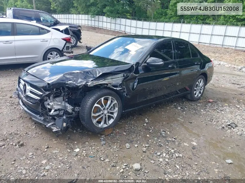 2016 Mercedes-Benz C 300 Luxury/Sport VIN: 55SWF4JB3GU152008 Lot: 42256152