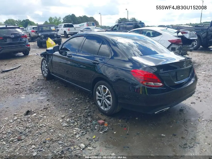 2016 Mercedes-Benz C 300 Luxury/Sport VIN: 55SWF4JB3GU152008 Lot: 42256152