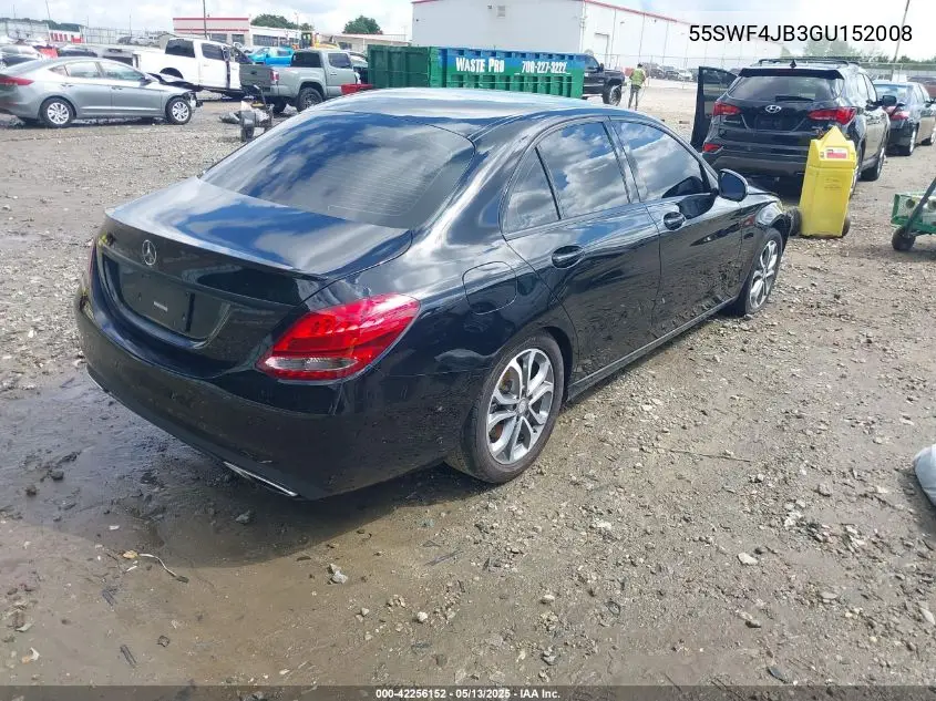 2016 Mercedes-Benz C 300 Luxury/Sport VIN: 55SWF4JB3GU152008 Lot: 42256152