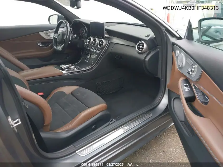 2017 Mercedes-Benz C 300 4Matic VIN: WDDWJ4KB0HF348313 Lot: 41895374