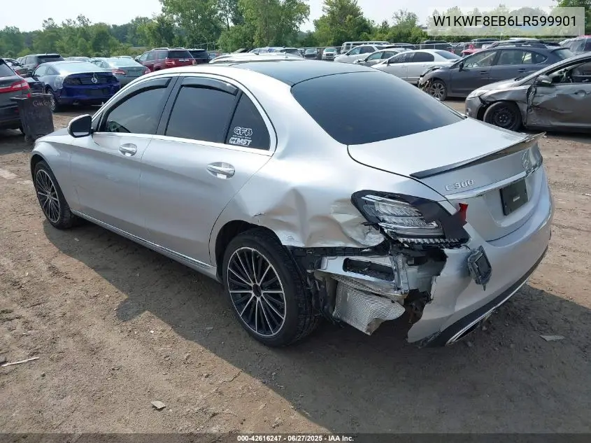 2020 Mercedes-Benz C 300 4Matic VIN: W1KWF8EB6LR599901 Lot: 42616247