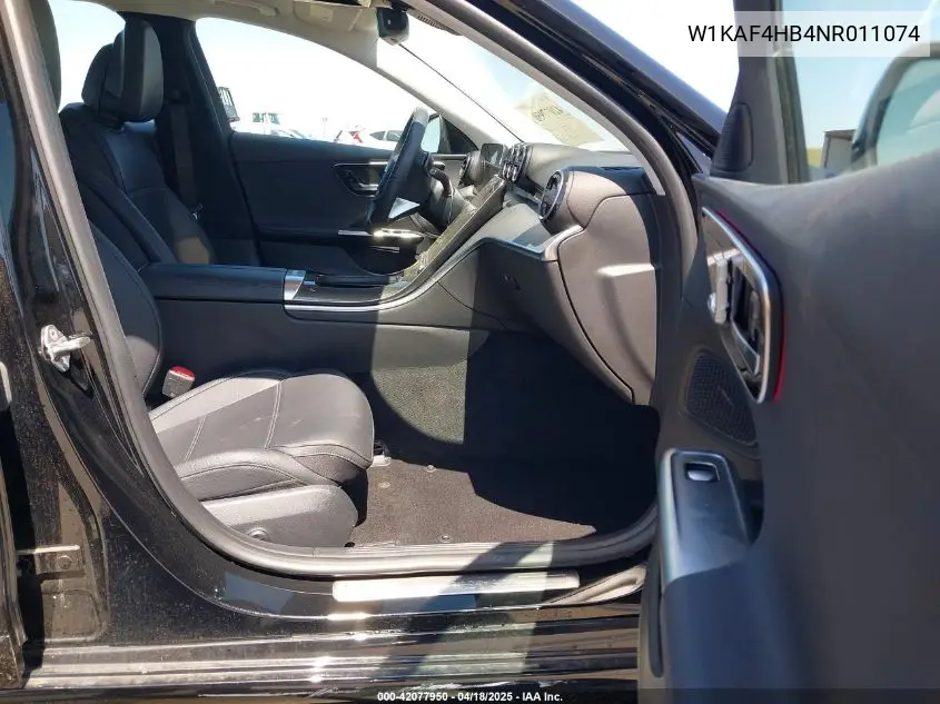 2022 Mercedes-Benz C 300 4Matic VIN: W1KAF4HB4NR011074 Lot: 42077950