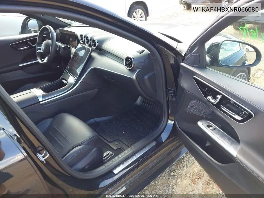 2022 Mercedes-Benz C 300 4Matic VIN: W1KAF4HBXNR066080 Lot: 42189237