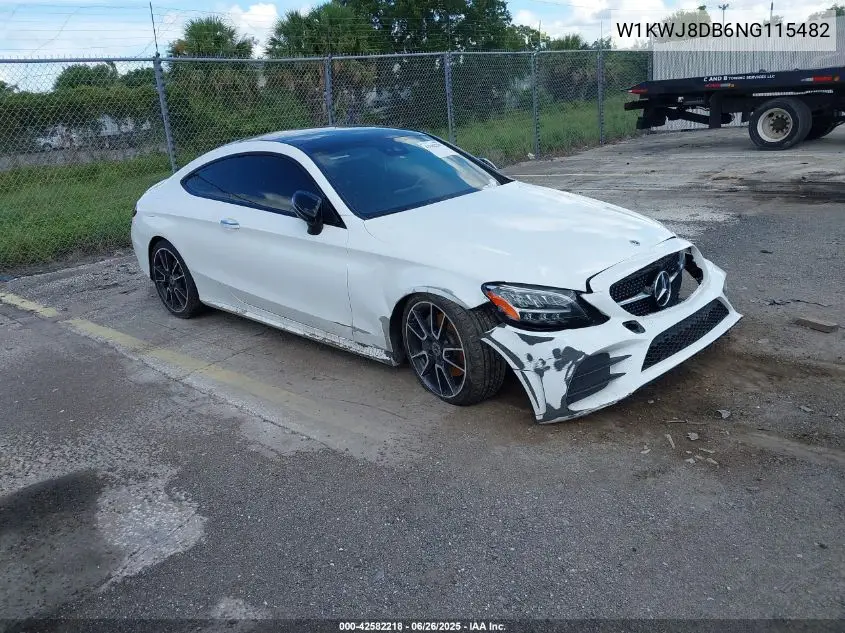2022 Mercedes-Benz C 300 Coupe VIN: W1KWJ8DB6NG115482 Lot: 42582218