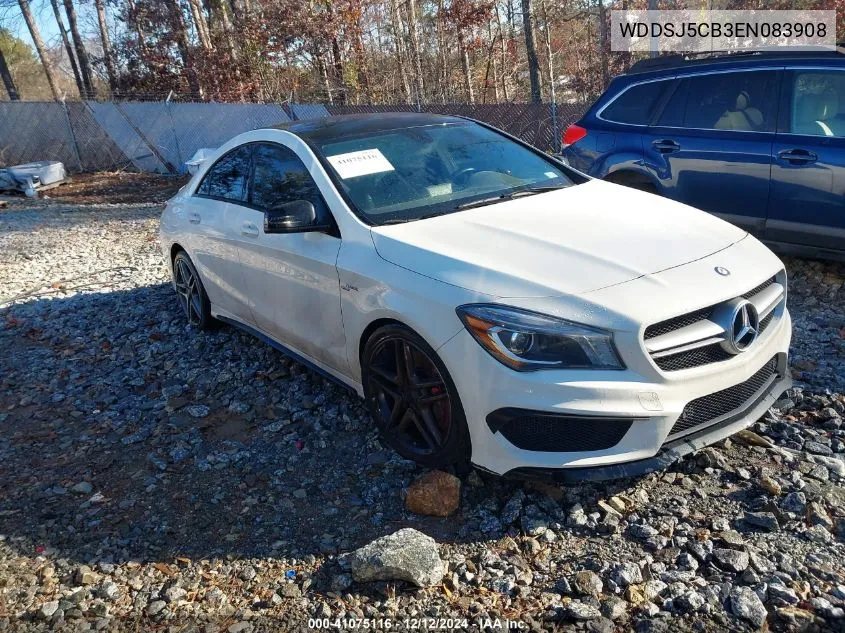 2014 Mercedes-Benz Cla 45 Amg 4Matic VIN: WDDSJ5CB3EN083908 Lot: 41075116