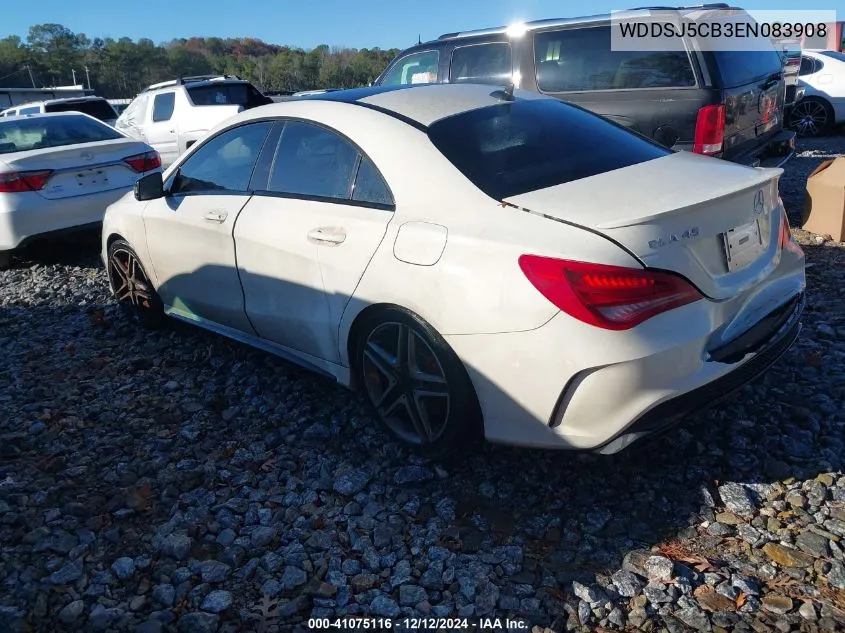 2014 Mercedes-Benz Cla 45 Amg 4Matic VIN: WDDSJ5CB3EN083908 Lot: 41075116