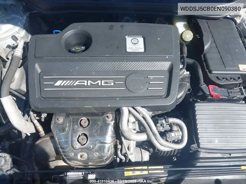 2014 Mercedes-Benz Cla 45 Amg 4Matic VIN: WDDSJ5CB0EN090380 Lot: 41810436