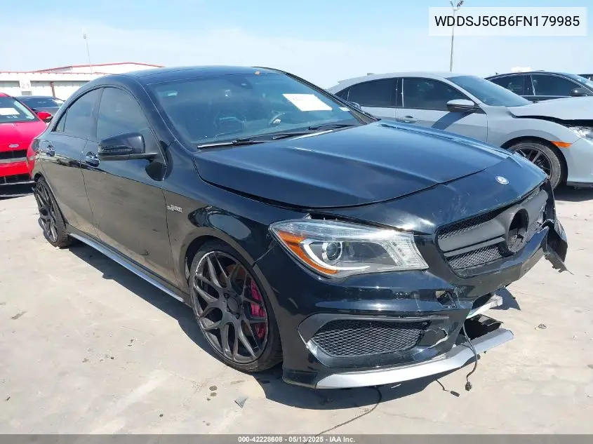 2015 Mercedes-Benz Cla 45 Amg 4Matic VIN: WDDSJ5CB6FN179985 Lot: 42228608