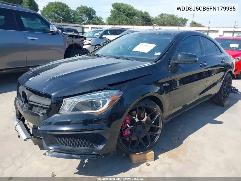 2015 Mercedes-Benz Cla 45 Amg 4Matic VIN: WDDSJ5CB6FN179985 Lot: 42228608