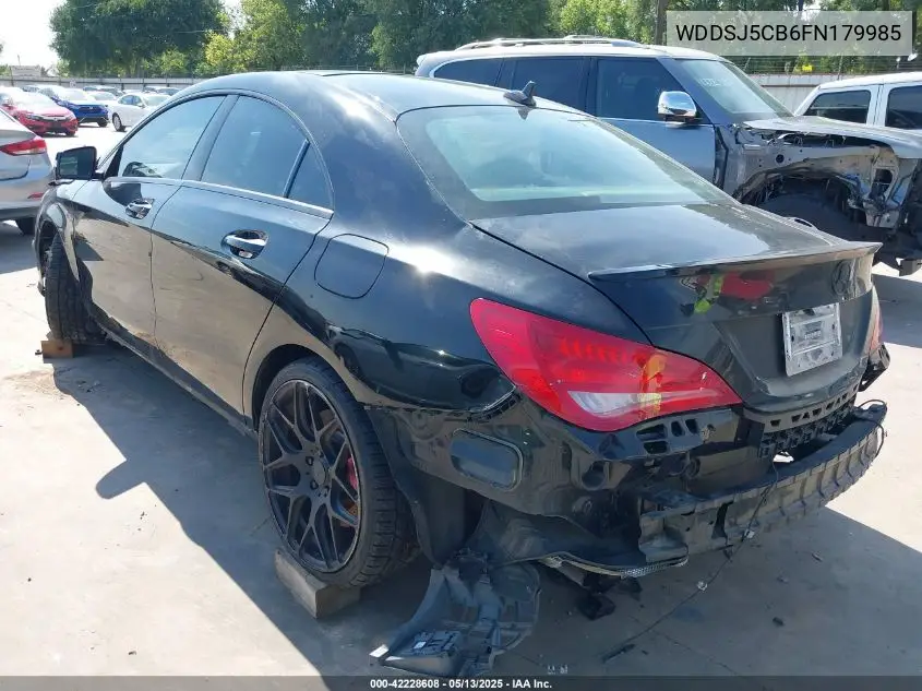 2015 Mercedes-Benz Cla 45 Amg 4Matic VIN: WDDSJ5CB6FN179985 Lot: 42228608
