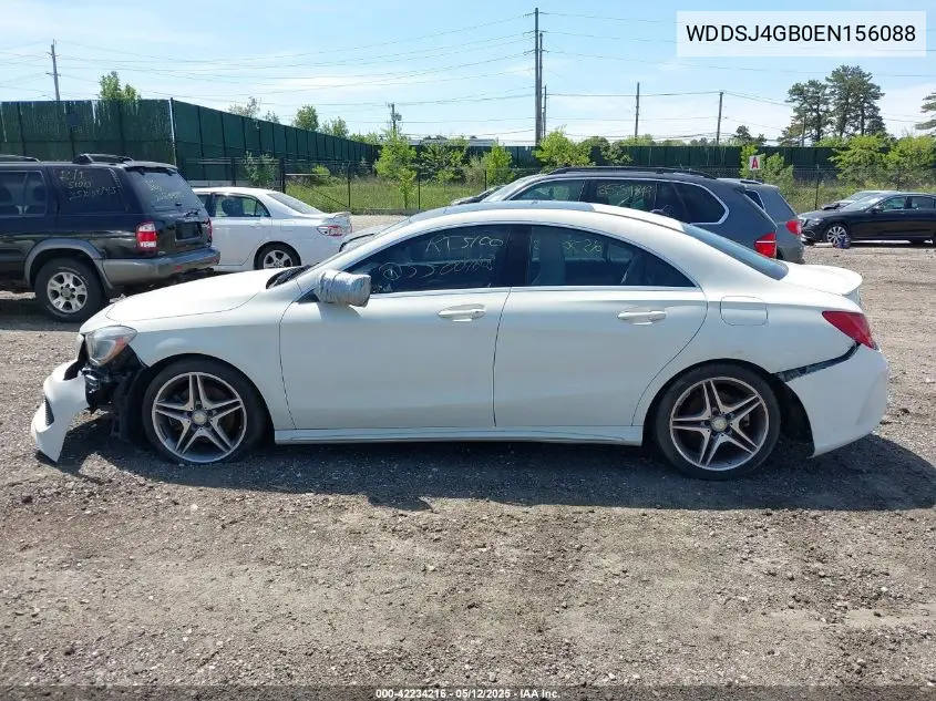 2014 Mercedes-Benz Cla 250 4Matic VIN: WDDSJ4GB0EN156088 Lot: 42234216