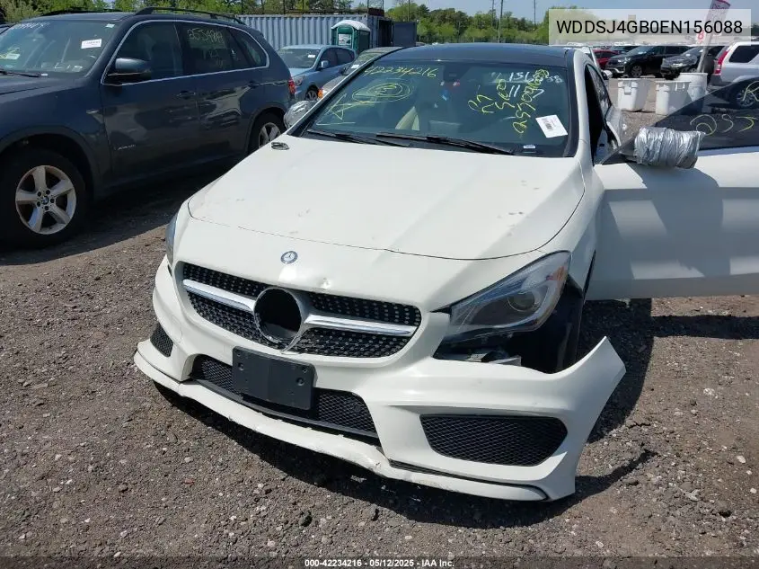 2014 Mercedes-Benz Cla 250 4Matic VIN: WDDSJ4GB0EN156088 Lot: 42234216