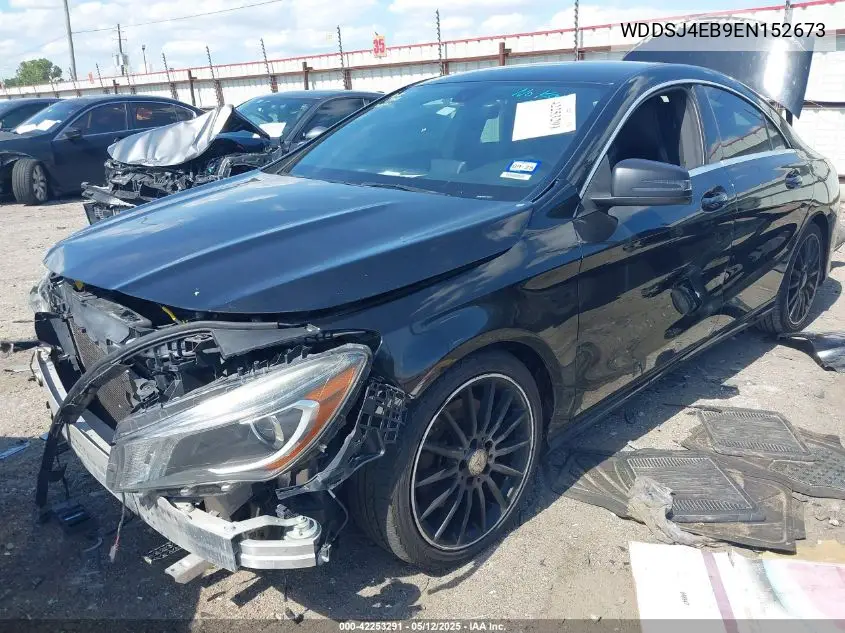 2014 Mercedes-Benz Cla 250 VIN: WDDSJ4EB9EN152673 Lot: 42253291
