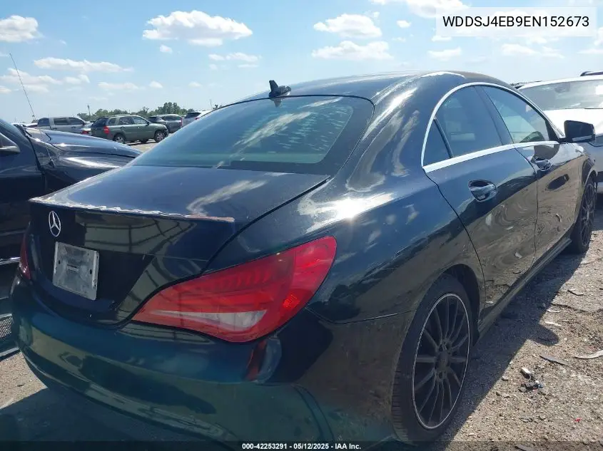 2014 Mercedes-Benz Cla 250 VIN: WDDSJ4EB9EN152673 Lot: 42253291