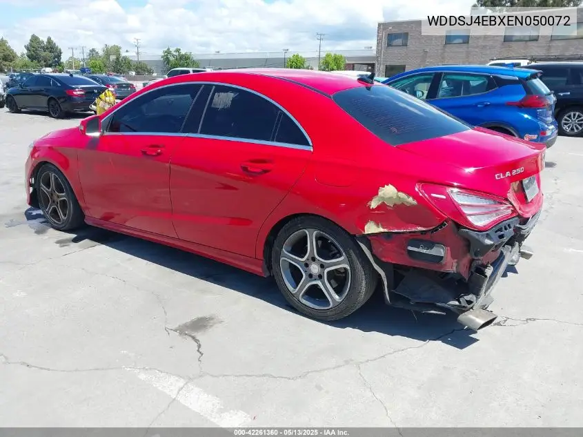 2014 Mercedes-Benz Cla 250 VIN: WDDSJ4EBXEN050072 Lot: 42261360