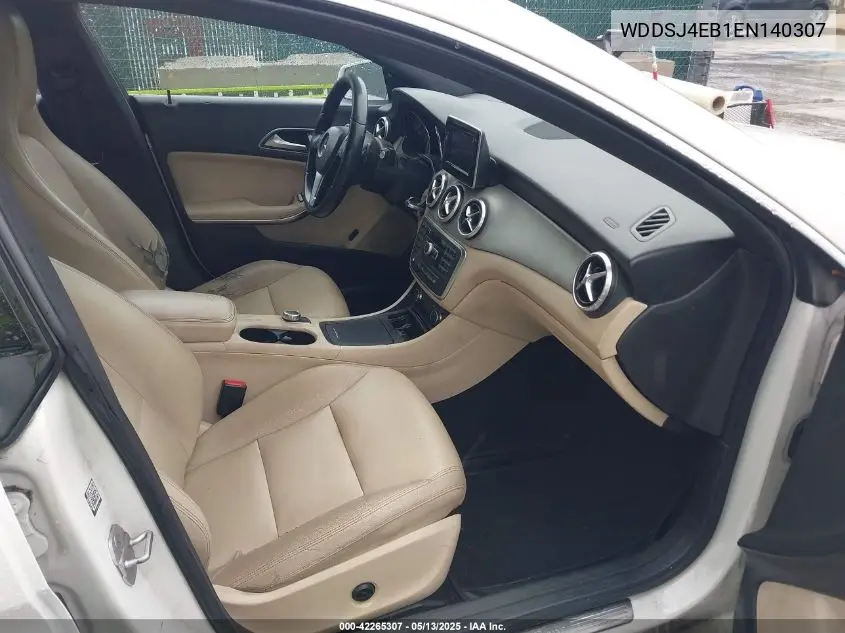 2014 Mercedes-Benz Cla 250 VIN: WDDSJ4EB1EN140307 Lot: 42265307
