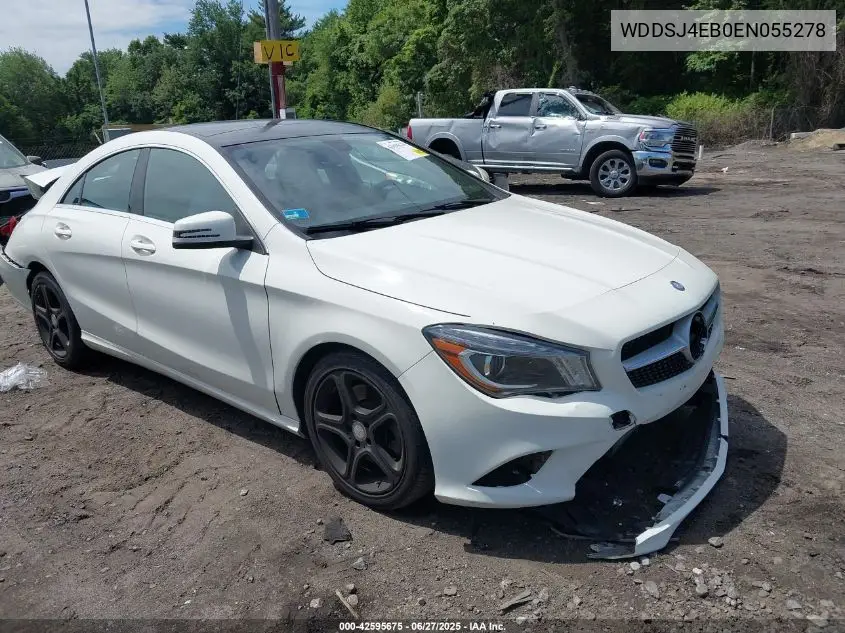 2014 Mercedes-Benz Cla VIN: WDDSJ4EB0EN055278 Lot: 42595675