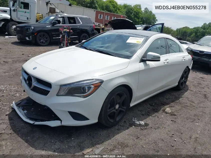 2014 Mercedes-Benz Cla VIN: WDDSJ4EB0EN055278 Lot: 42595675