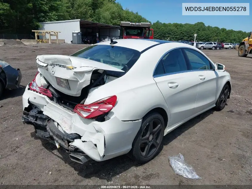 2014 Mercedes-Benz Cla VIN: WDDSJ4EB0EN055278 Lot: 42595675