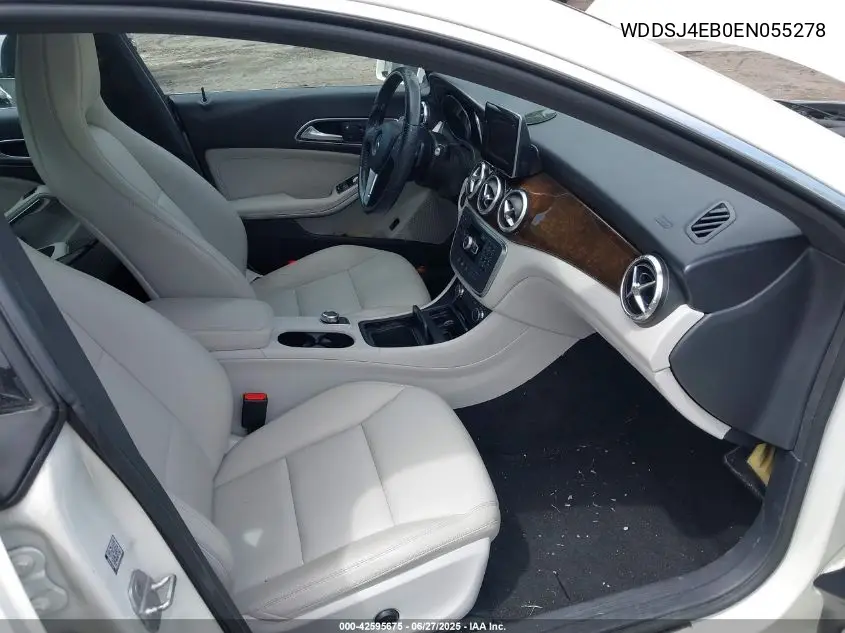 2014 Mercedes-Benz Cla VIN: WDDSJ4EB0EN055278 Lot: 42595675
