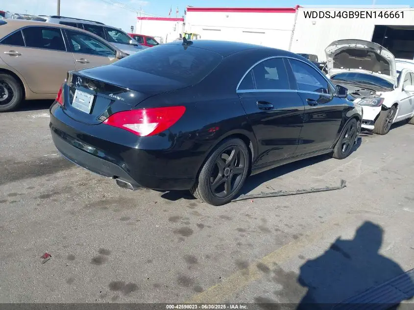 2014 Mercedes-Benz Cla 4Matic VIN: WDDSJ4GB9EN146661 Lot: 42598023