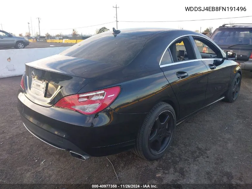 2015 Mercedes-Benz Cla 250 VIN: WDDSJ4EB8FN191496 Lot: 40977358