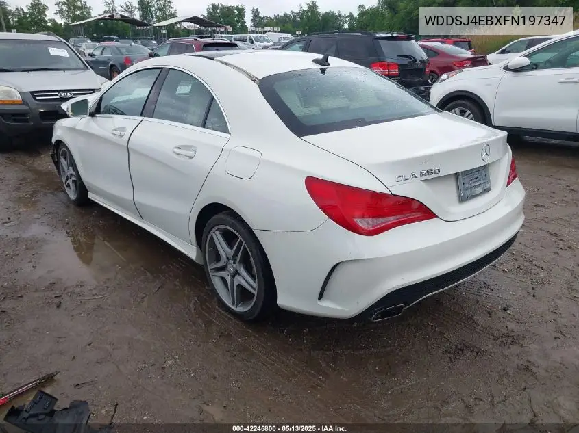 2015 Mercedes-Benz Cla 250 VIN: WDDSJ4EBXFN197347 Lot: 42245800