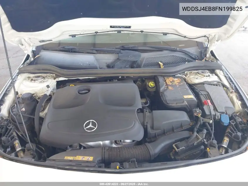 2015 Mercedes-Benz Cla VIN: WDDSJ4EB8FN199825 Lot: 42614223