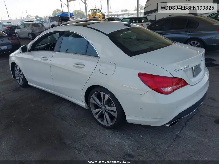 2015 Mercedes-Benz Cla VIN: WDDSJ4EB8FN199825 Lot: 42614223